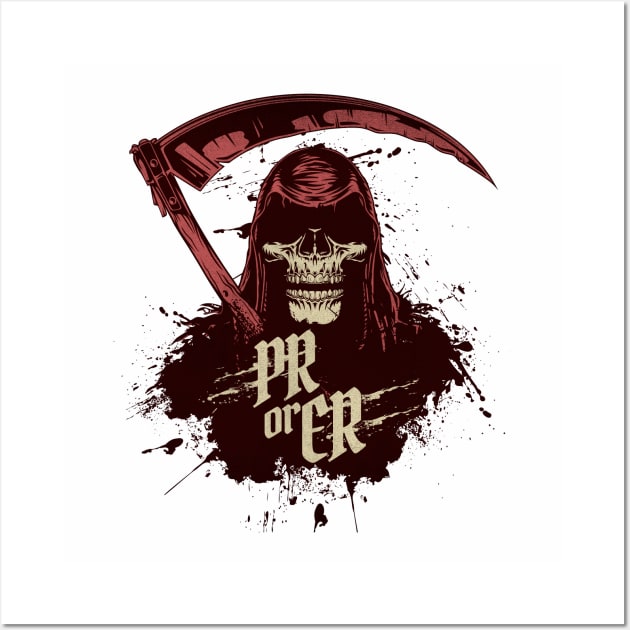 PR or ER Reaper Wall Art by RuthlessMasculinity